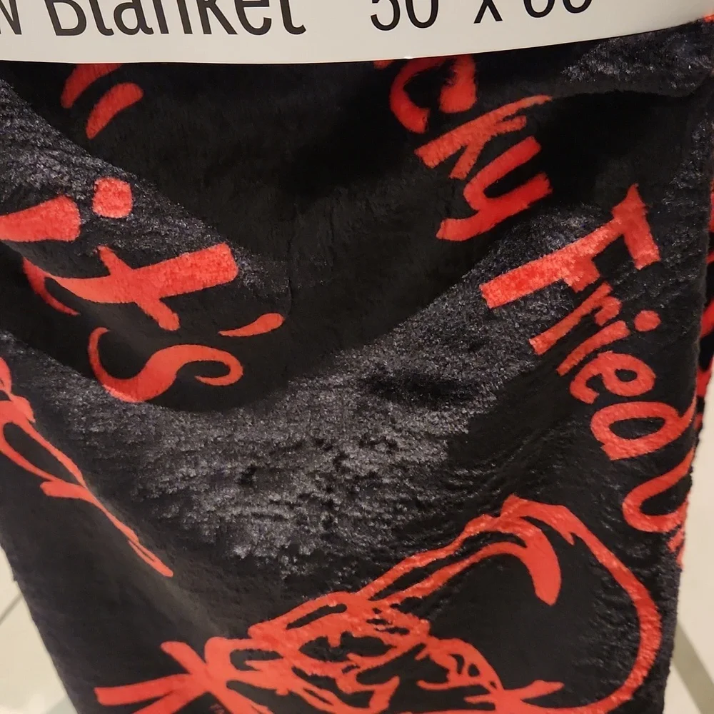NEW KFC Icons Allover Print Fleece Throw - BoxLunch, 45